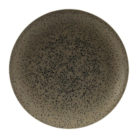 Menu Shades Caldera Coupe Plates | Grey Dinner Plates | 270mm Porcelain | Churchill FC192