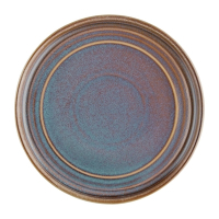 Flat Round Plates | Iridescent Plates | 180mm Pack of 6 | Olympia FD914