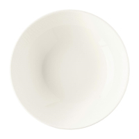 White Coupe Bowl | Porcelain Bark Texture Bowl | 165mm Dining Bowl | Royal Crown Derby FE046