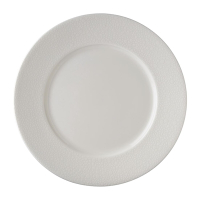 Flat Rim Plate | White Porcelain Tableware | 215mm | Royal Crown Derby FE048