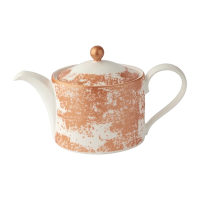 Tea Pot | Crushed Velvet Copper | Charnwood Collection | Royal Crown Derby FE104