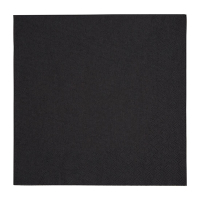 Black Dinner Napkins | 400mm | 1000 Pack | Fiesta FE257