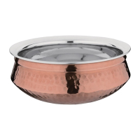 Copper Handi Serving Dish | Medium Serving Bowl | 150mm | Olympia FE298