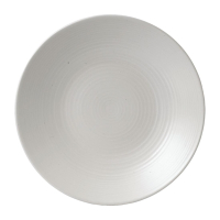 Deep Plate | Pearl Dinner Plate | 292mm Porcelain Crockery | Dudson Evo FE333