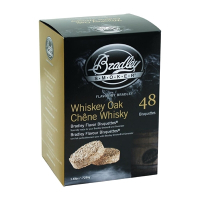 Bradley Food Smoker Whiskey Oak Flavour Bisquette (48 Pack)