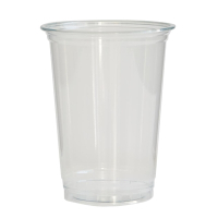 Disposable Half Pint Glasses | Eco-Friendly Plastic Tumblers | To Brim Capacity | eGreen FN220
