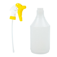 Trigger Spray Bottle | Yellow 750ml Cleaning Bottle | Commercial Use | SYR FN298