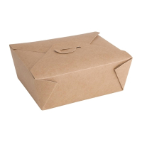 Cardboard Takeaway Food Containers | Disposable Food Boxes | 152mm | Fiesta FN895
