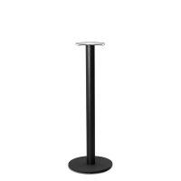 Poseur Height Round Table Base | Black Cast Iron Base | 1100mm Height | Forza