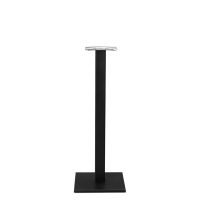 Cast Iron Square Table Base | Black Poseur Table Base | 1100mm Height | Forza ZZP01-1100-BL