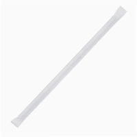 Compostable Paper Straws | Individually Wrapped Black Straws | Eco-Friendly | Fiesta Green FP440