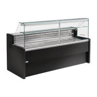 Commercial Serve Over Counter | Display Fridge | 1000mm Black | Zoin Tibet FP922-100