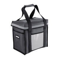 Commercial Insulated Food Delivery Bag | Top Loading | 330x230x330mm | Grey | Vogue FR227