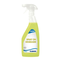 Commercial Degreaser Spray | Kitchen Cleaner | 750ml Pack of 6 | Cleenol FS079