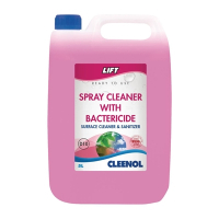 Antibacterial Spray Cleaner | Multi-Surface Disinfectant | 5L Twin Pack | Cleenol Lift FS093