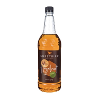 Hazelnut Flavour Syrup | Coffee Beverage Flavoring | 1 Ltr Bottle | Sweetbird FS245
