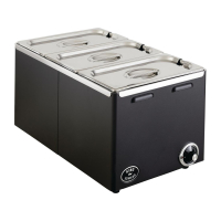 Commercial Bain Marie | Hot Food Display | Large Capacity | King Edward CBM2/BLK