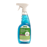 Commercial Glass Cleaner | Stainless Steel Cleaner | Ready To Use | 750ml | Jantex FS413