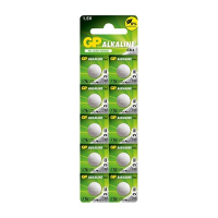 Commercial Button Cell Battery | LR44 A76 Alkaline Batteries | 10 Pack | GP FT032