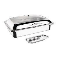 Commercial Induction Chafer | 1/1 GN Chafing Dish | Stainless Steel | Olympia FT037