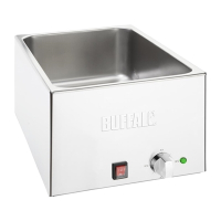 Commercial Bain Marie | Wet Heat Food Warmer | 1.5kW | Buffalo FT693