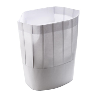 Commercial Paper Chef Hat | Adjustable Size 9 Inch | Disposable Headwear | 250 Pack | Classic HZ848