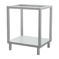 Pujadas Empty Table for Oven 85090SS