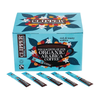 Commercial Coffee Sticks | Instant Coffee Sachets | 200 Pack | Clipper FW822