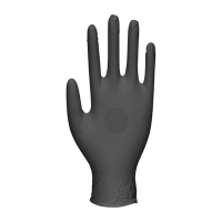 Commercial Black Nitrile Gloves | Single Use | Powder Free | Large Size | 100 Pack | Biotouch FW845-L