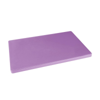 Commercial Chopping Board | Low Density Purple Cutting Board | 450x300x20mm | Hygiplas FX107