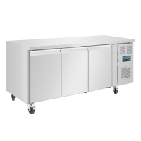 Commercial 3 Door Counter Freezer | Polar Undercounter Freezer | 417 Litre Capacity | Polar G600