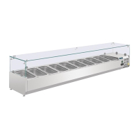 Commercial Refrigerated Counter Top Servery | Prep Unit | 10x 1/4GN Capacity | Polar G611