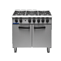 Commercial 6 Burner Oven Range | Medium Duty Gas Cooker | Natural Gas | Blue Seal G750-6