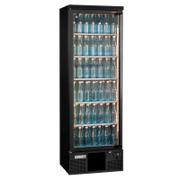 Commercial Upright Bottle Cooler | Single Door Drinks Fridge | 300 Litre Capacity | Gamko MG3/300LG
