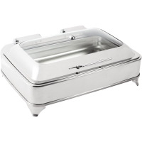Commercial Rectangular Electric Chafer | Food Warming Chafing Dish | Stainless Steel | Olympia GD128