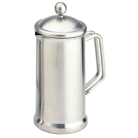 Cafetiere | French Press Coffee Maker | 8 Cup Capacity | Stainless Steel Satin Finish | Genware GD170