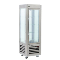 Commercial Display Freezer | Roller Grill | 360 Litre Capacity | Rotating Shelves | Stainless Steel | Roller Grill RDN60T