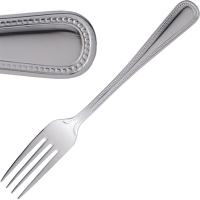 Dessert Fork | Bead Serving Fork | Silver-Plated Tableware | Amefa GD956
