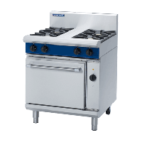 Commercial Electric Convection Oven | 4 Burner Gas Oven | 750mm | Blue Seal Evolution GE54D/N