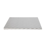 Square Cake Board 12in | Pastry Display Base | Silver Cake Base | PME GE880