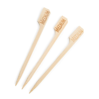 Steak Markers Medium | Biodegradable Bamboo | Eco-Friendly Food Labels | GE897