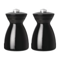 Salt and Pepper Mill Set | Wood Grinder Set | Dark Acacia Wood | Olympia GF258