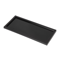 Bathroom Presentation Tray | Hotel Amenity Tray | Black Acrylic | Olympia GF952