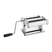 Commercial Pasta Machine | 8-Inch Fresh Pasta Maker | Stainless Steel Construction | Vogue GG737