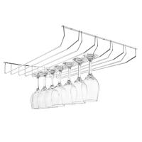 Commercial Wine Glass Rack | Overhead Glass Holder | 18 Glass Capacity | Olympia GH057