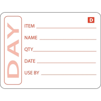 Dissolvable Prepared Food Labels | Food Safety Stickers | Water-Soluble Labels | Vogue GH350