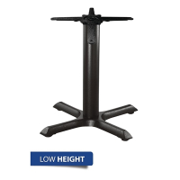 Cast Iron Table Base | Four Leg Coffee Height Base | Restaurant Furniture | Bolero GH445