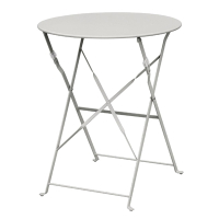 Pavement Style Steel Table | Outdoor Cafe Table | 595mm Grey | Bolero GH556