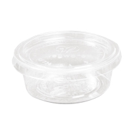 Compostable Cold Portion Pots | Takeaway Sauce Containers | 59ml/2oz | Vegware GK103