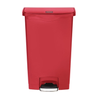 Commercial Step-on Bin | Slim Jim Waste Container | Front Pedal 68L | Rubbermaid GL032